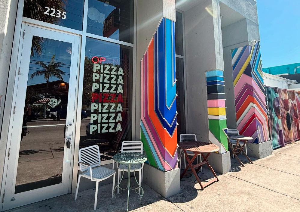 a restaurant facade