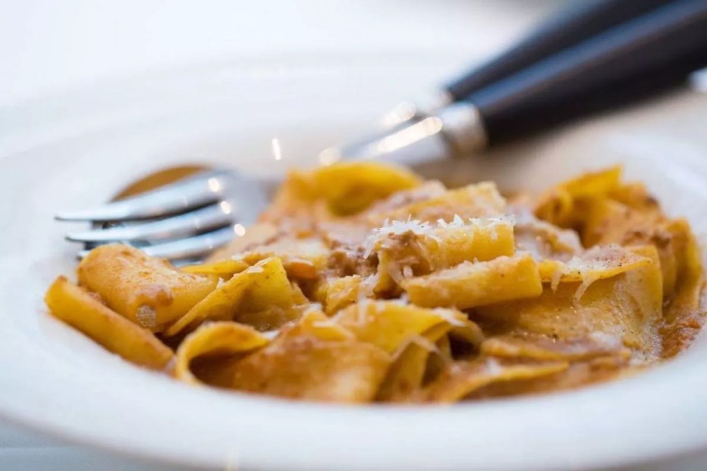 A pasta dish