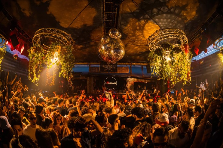 The Club Space terrace filled with partygoers