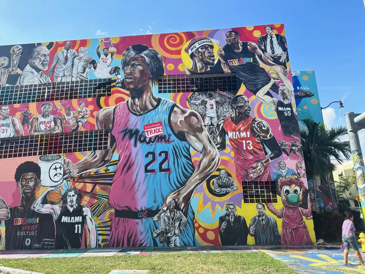 Jimmy Butler Gets “Traded” Out of Miami Heat Mural in Wynwood