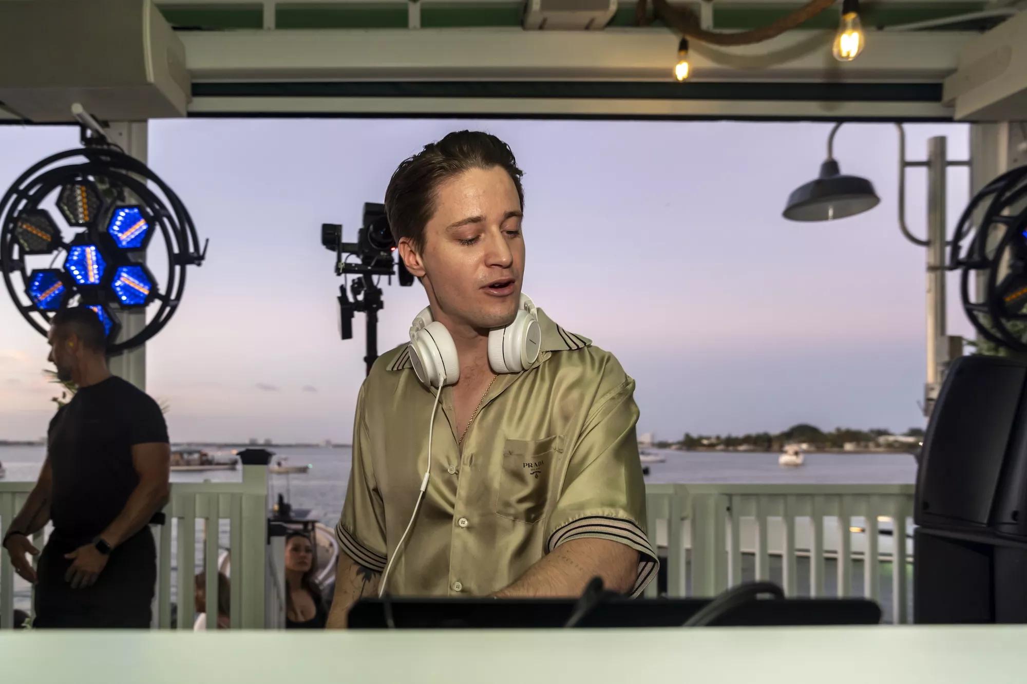 Kygo DJing at Palm Tree Club Miami
