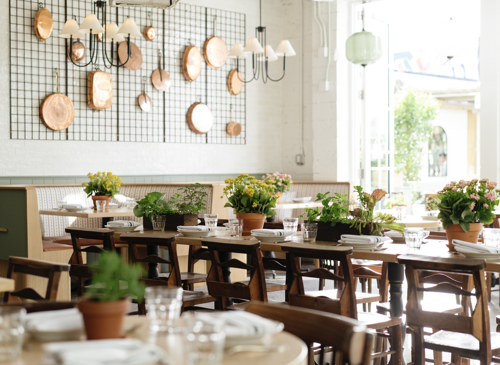 a dining room
