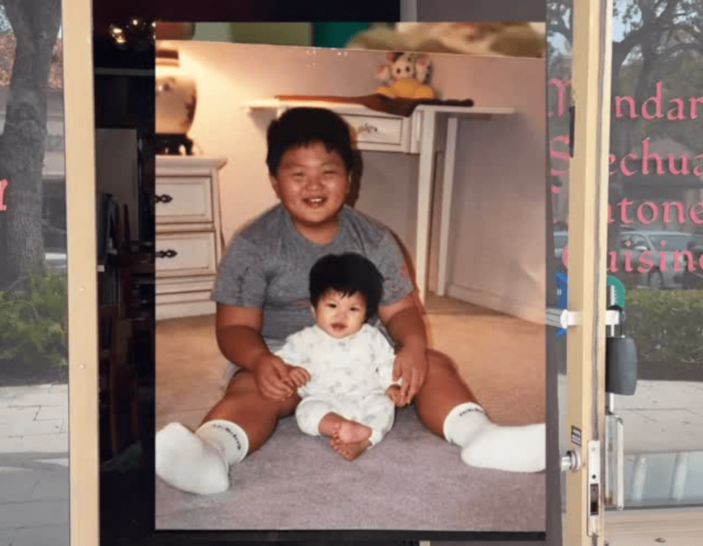 two children