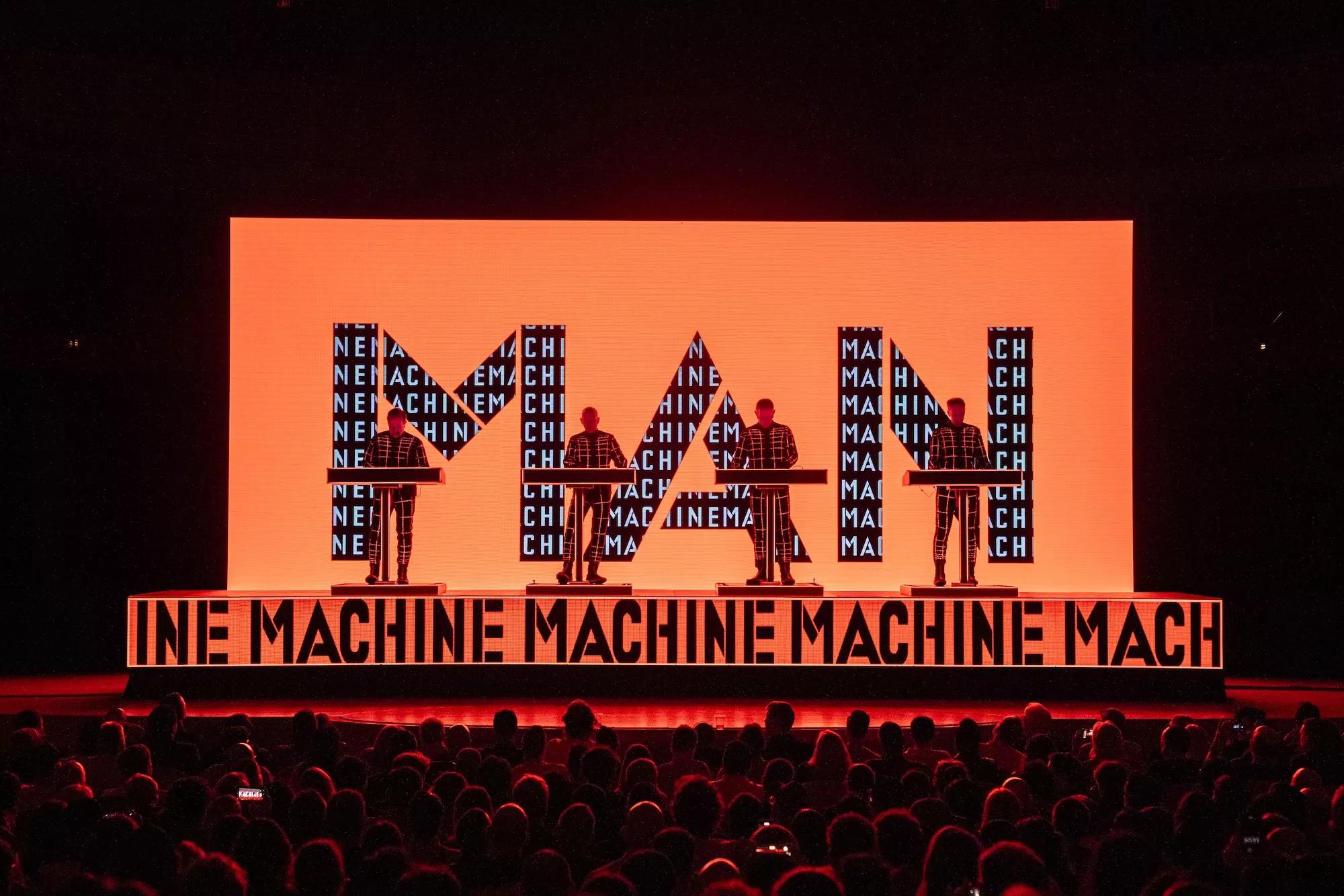 Kraftwerk performing live at the Adrienne Arsht Center in Miami