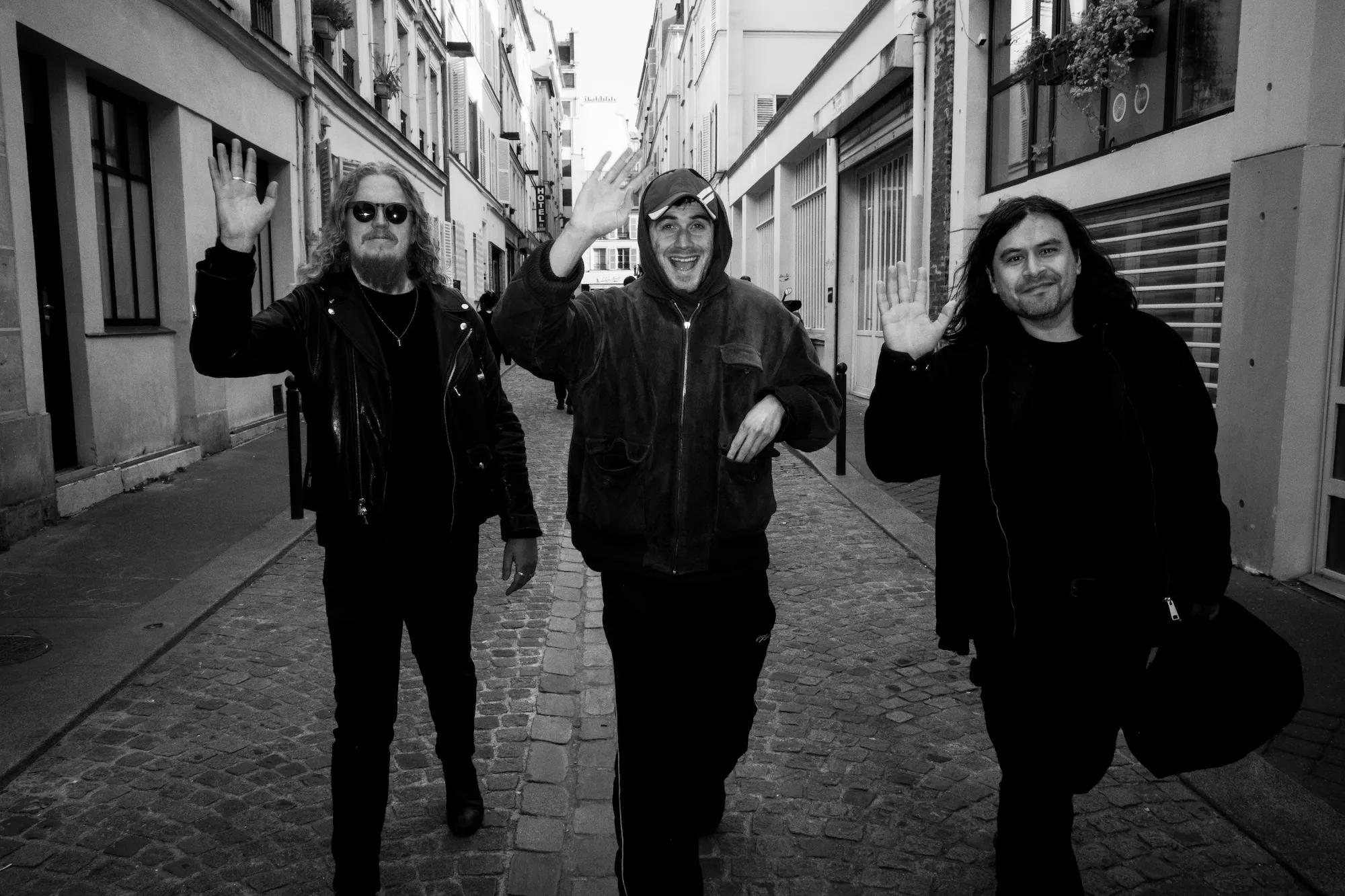 Portrait of the members of Darkside