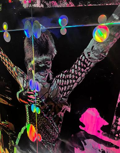 Image of David Bowie created by Tomas Vu