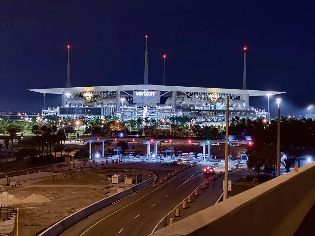 Hard Rock Stadium in Miami Gardens.