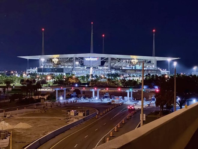 Hard Rock Stadium in Miami Gardens.