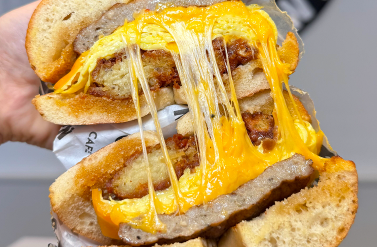 two cheesy bagels