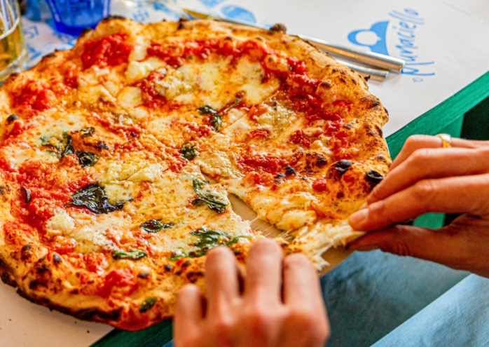 cheese pizza with toppings