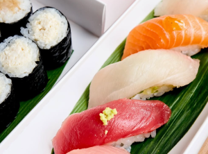 sushi and nigiri