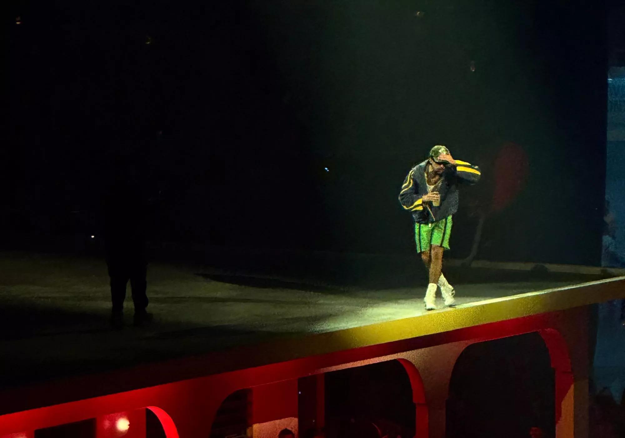 Bad Bunny on stage