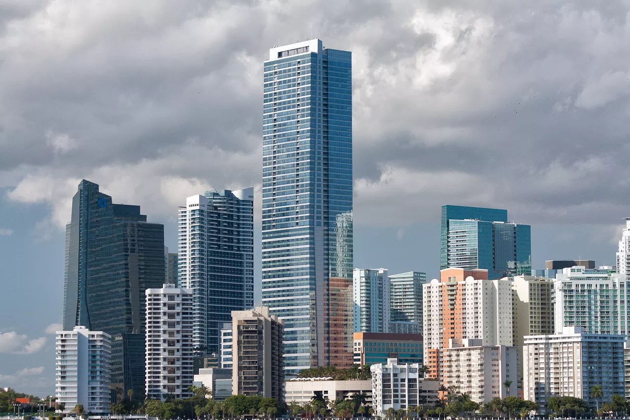 A slice of Miami's iconic skyline.