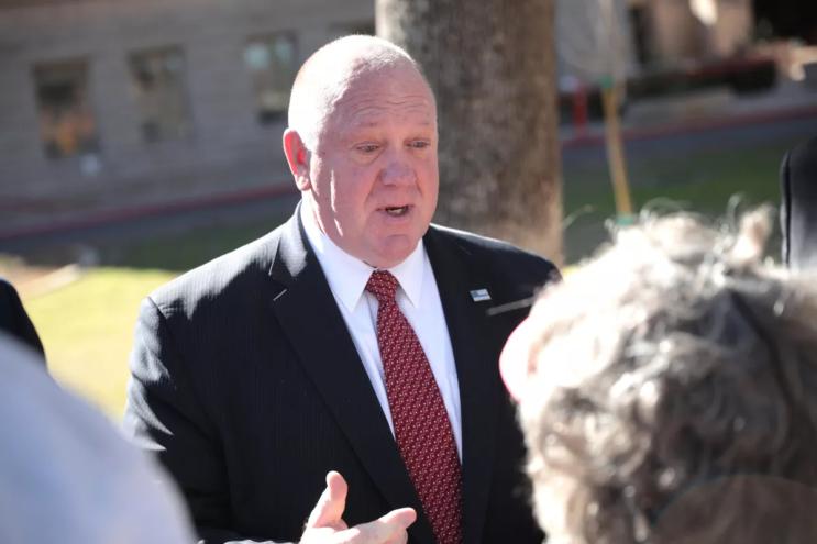 A photo of Donald Trump's "Border Czar" Tom Homan.